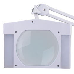Lampa z lupą 5D 60LED prostokątna biała z funkcją ściemniania
